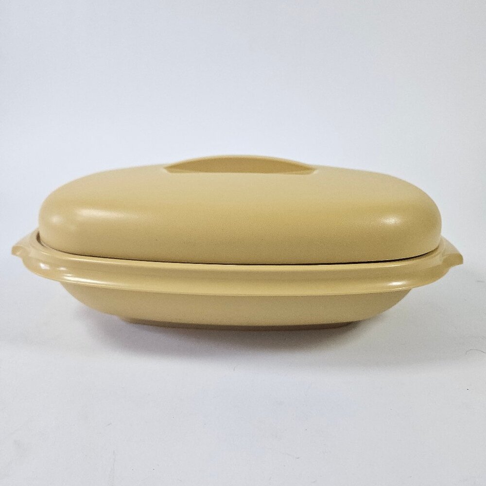 VTG Tupperware 3PC Steamer Serving Bowl Harvest Gold 1273-5 1274-4 1275-4 Canada